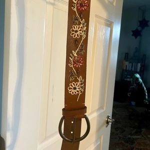 Lucky Brand Embroidered Belt